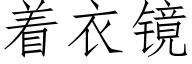 着衣镜 (仿宋矢量字库)