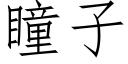 瞳子 (仿宋矢量字庫)