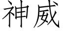 神威 (仿宋矢量字庫)