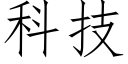 科技 (仿宋矢量字庫)