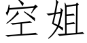 空姐 (仿宋矢量字庫)