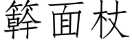 簳面杖 (仿宋矢量字库)