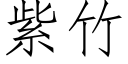 紫竹 (仿宋矢量字庫)