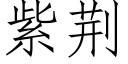 紫荆 (仿宋矢量字库)