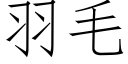 羽毛 (仿宋矢量字库)