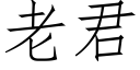 老君 (仿宋矢量字库)