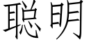 聰明 (仿宋矢量字庫)