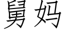 舅妈 (仿宋矢量字库)