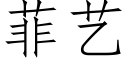 菲藝 (仿宋矢量字庫)