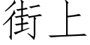 街上 (仿宋矢量字库)