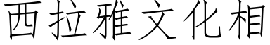 西拉雅文化相 (仿宋矢量字庫)