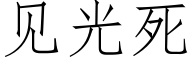 見光死 (仿宋矢量字庫)