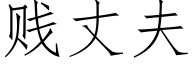 贱丈夫 (仿宋矢量字库)