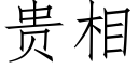 貴相 (仿宋矢量字庫)