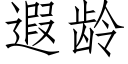 遐龄 (仿宋矢量字库)