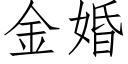 金婚 (仿宋矢量字庫)