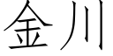 金川 (仿宋矢量字库)