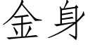 金身 (仿宋矢量字庫)