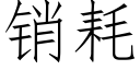 销耗 (仿宋矢量字库)