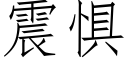 震懼 (仿宋矢量字庫)