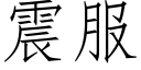 震服 (仿宋矢量字库)