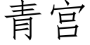 青宮 (仿宋矢量字庫)