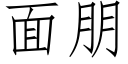 面朋 (仿宋矢量字庫)