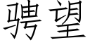 騁望 (仿宋矢量字庫)