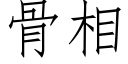 骨相 (仿宋矢量字庫)