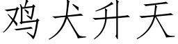 鸡犬升天 (仿宋矢量字库)