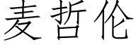 麦哲伦 (仿宋矢量字库)