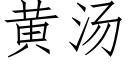 黃湯 (仿宋矢量字庫)