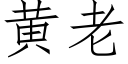 黄老 (仿宋矢量字库)