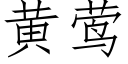 黄莺 (仿宋矢量字库)