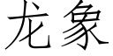 龍象 (仿宋矢量字庫)