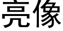 亮像 (黑體矢量字庫)