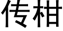 传柑 (黑体矢量字库)