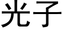 光子 (黑体矢量字库)