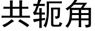 共轭角 (黑體矢量字庫)