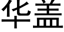 華蓋 (黑體矢量字庫)