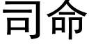 司命 (黑体矢量字库)