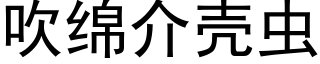 吹綿介殼蟲 (黑體矢量字庫)