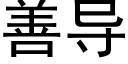 善导 (黑体矢量字库)