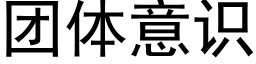 团体意识 (黑体矢量字库)