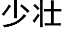 少壮 (黑体矢量字库)