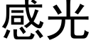 感光 (黑体矢量字库)