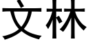 文林 (黑體矢量字庫)