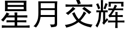 星月交辉 (黑体矢量字库)