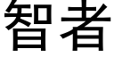 智者 (黑體矢量字庫)