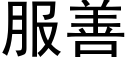 服善 (黑體矢量字庫)